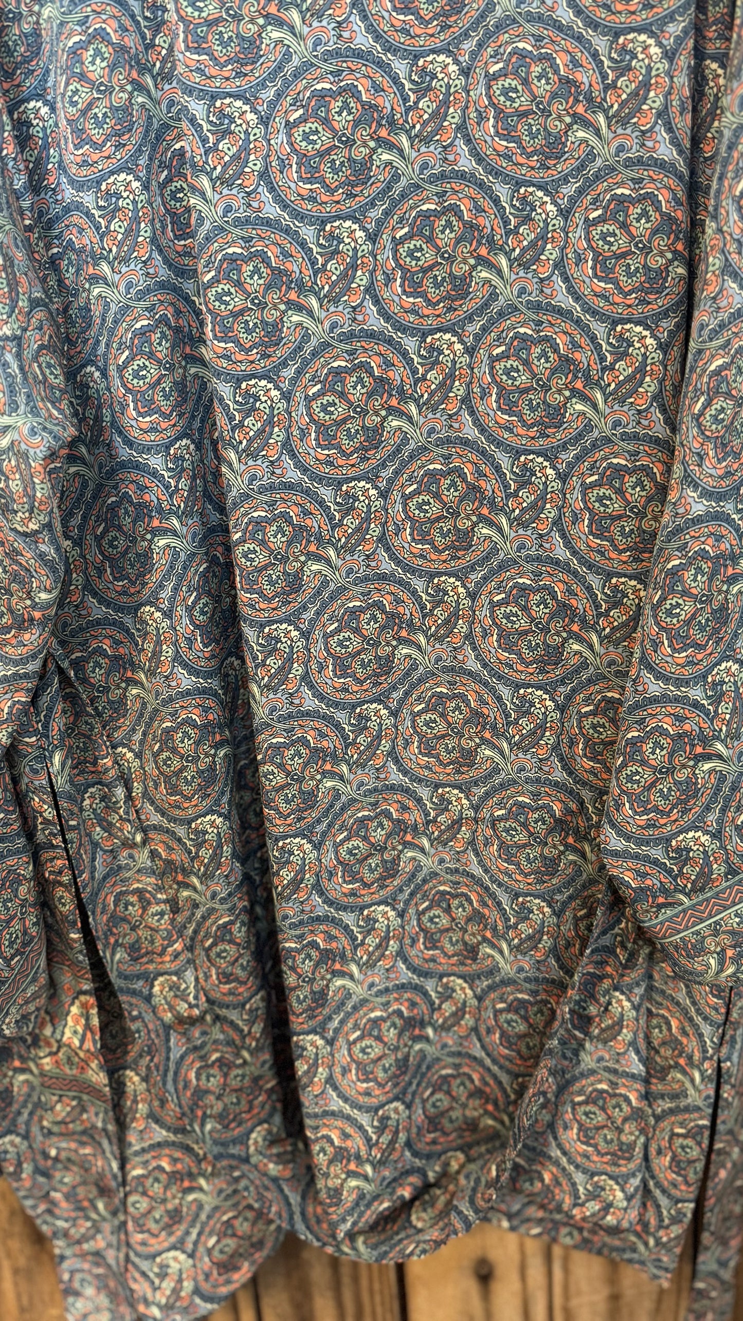 Creosote Sari Silk Kimono 013