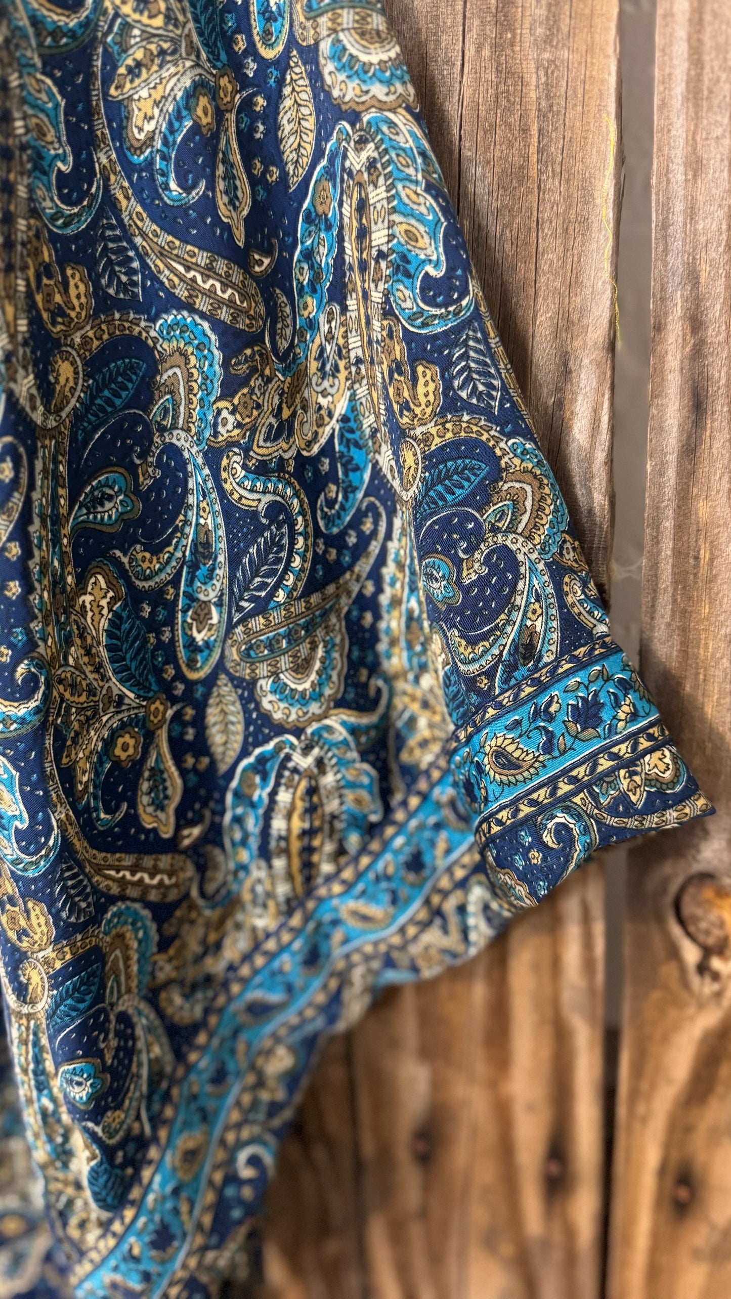 Creosote Sari Silk Kimono 017