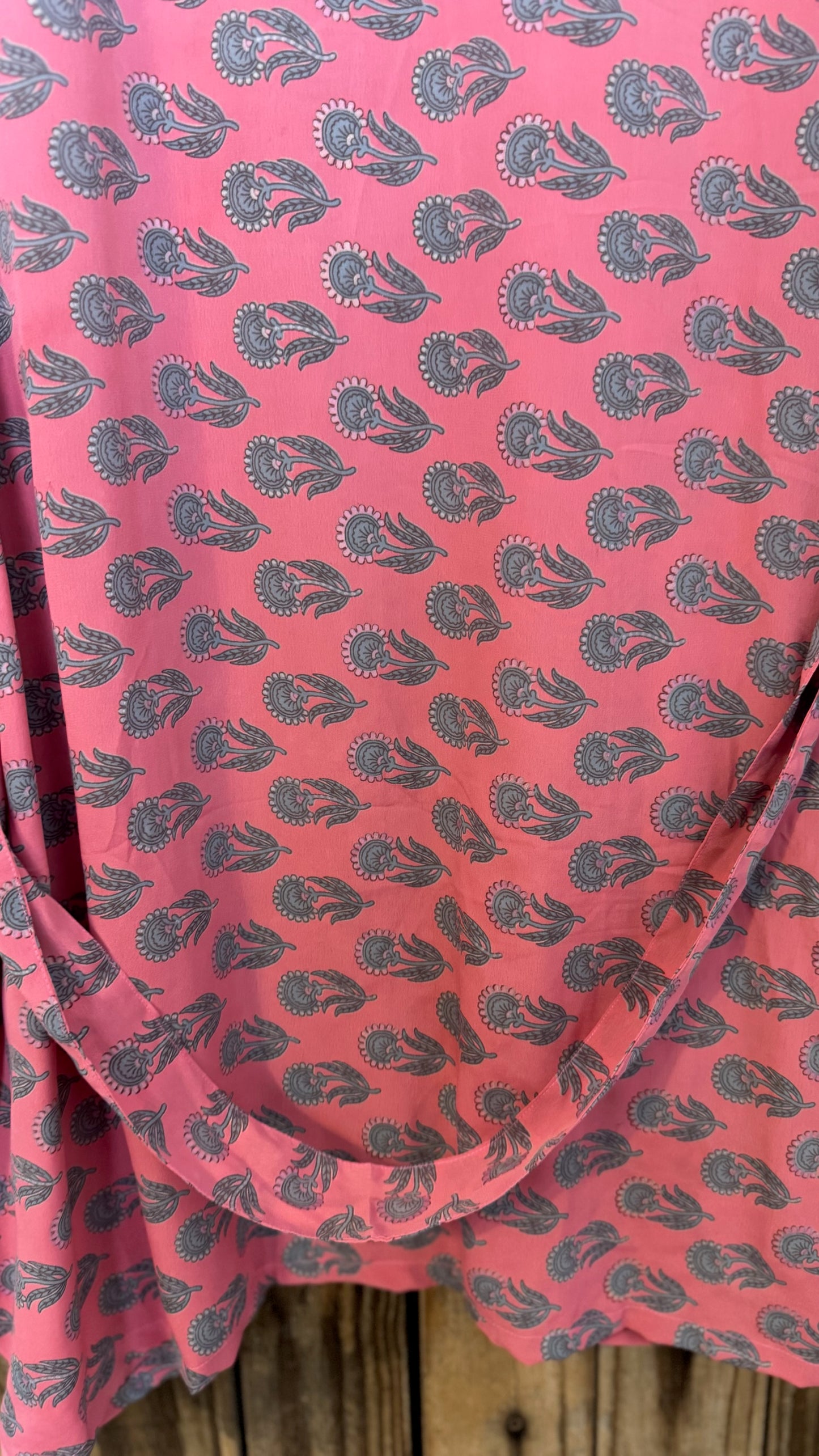 Creosote Sari Silk Kimono 019