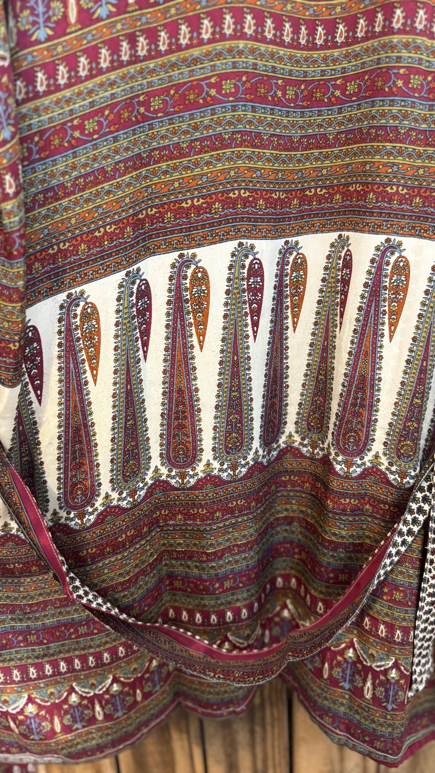 Creosote Sari Silk Kimono 021