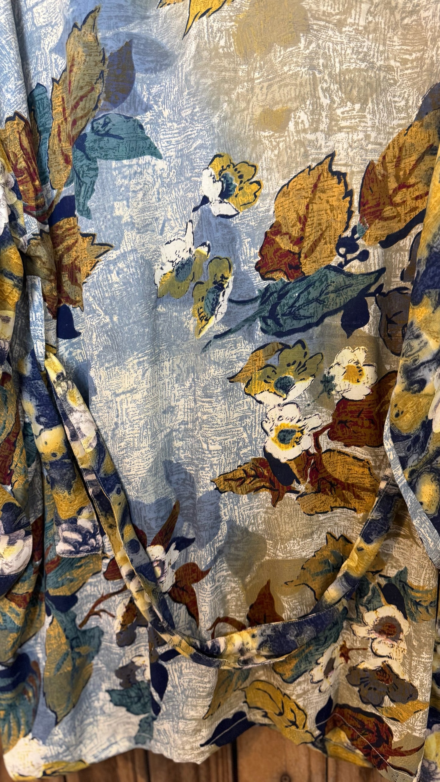 Creosote Sari Silk Kimono 012