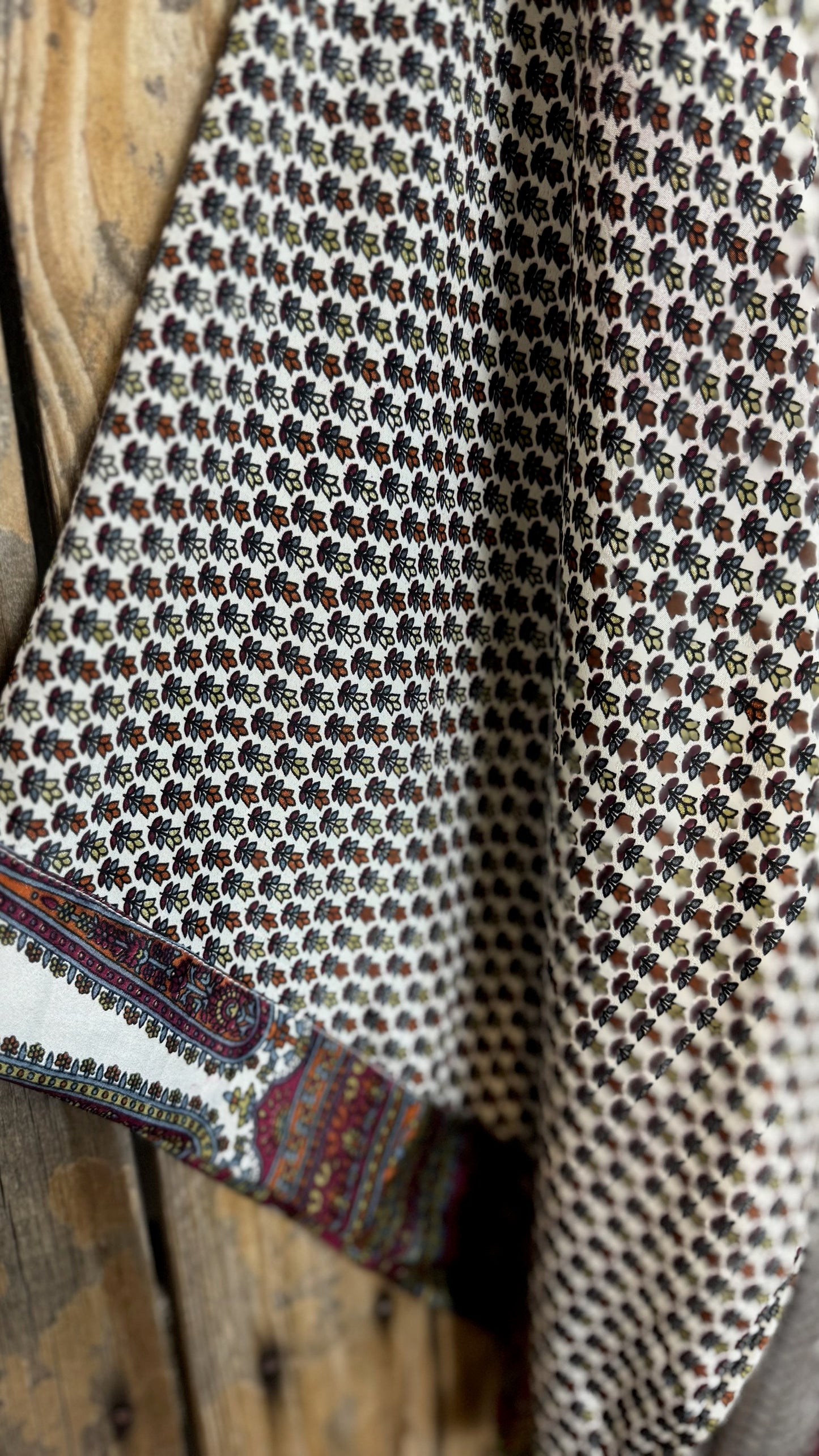 Creosote Sari Silk Kimono 021