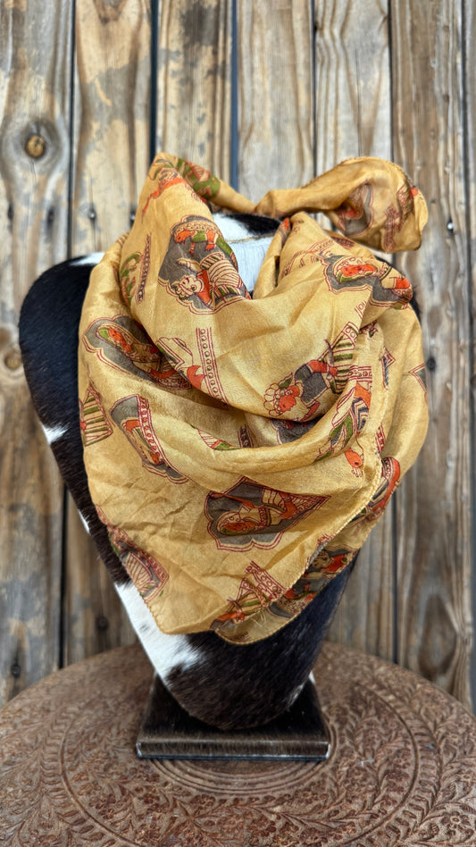 Sari Silk Standard Bandana (035)