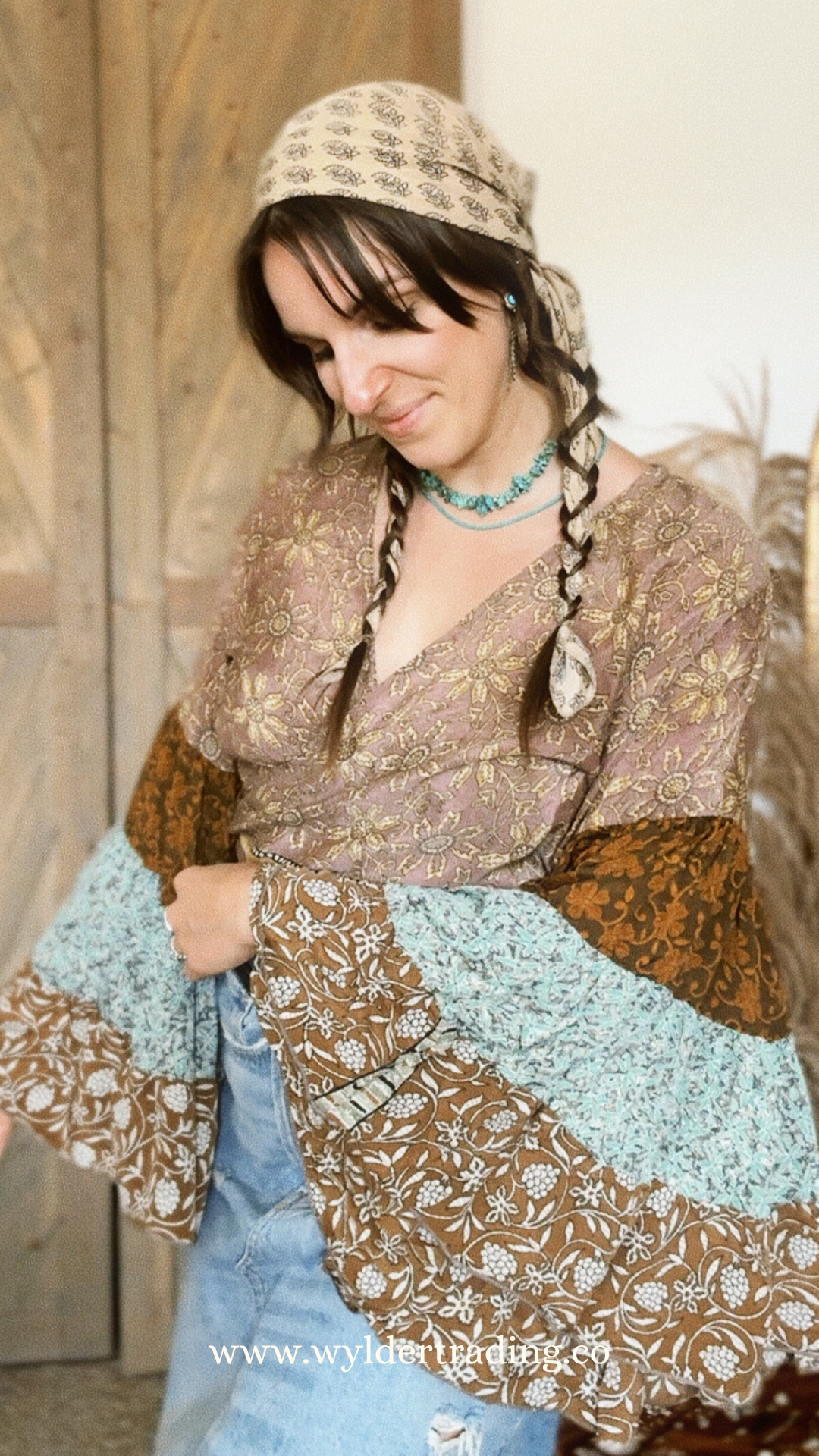 Sari Silk Wyld Rag™ Bandana (047)