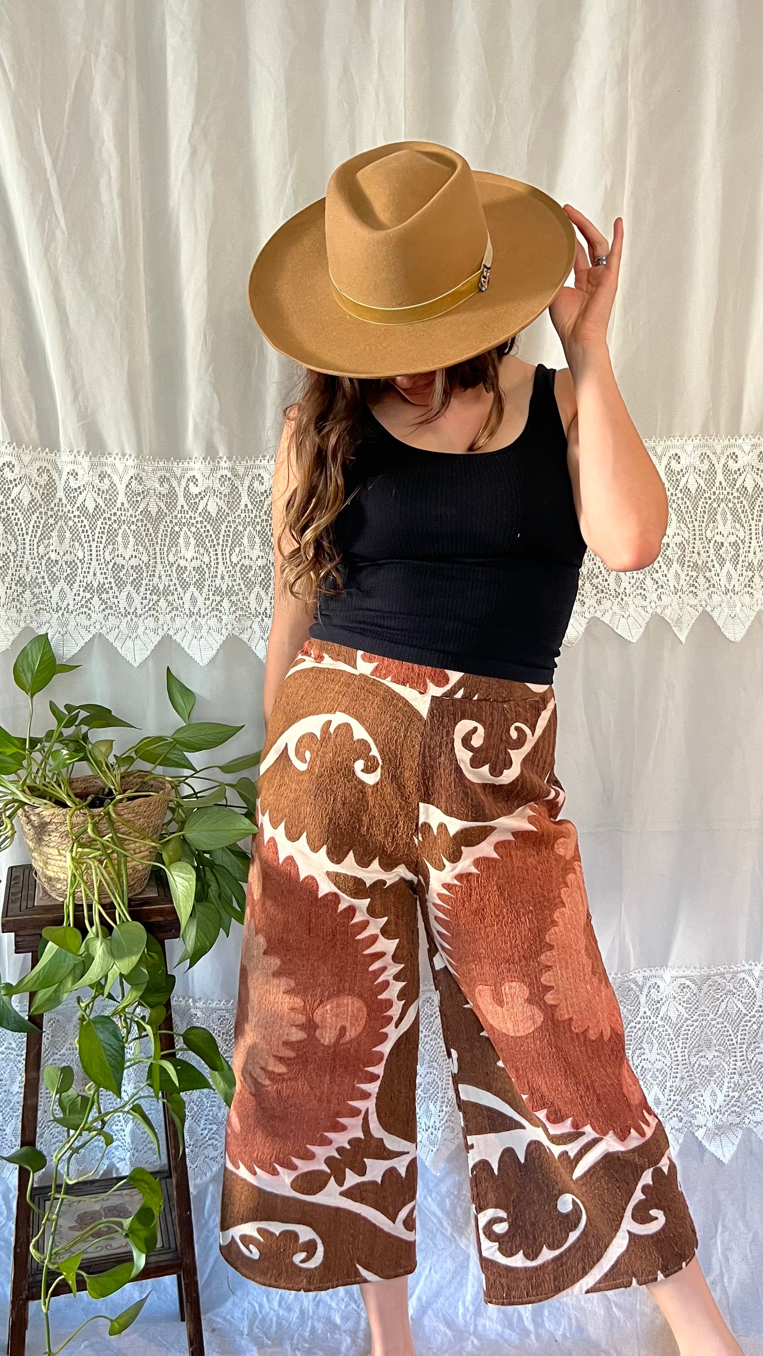 豪華で新しい khoki22aw suzani collage trousers デニム/ジーンズ
