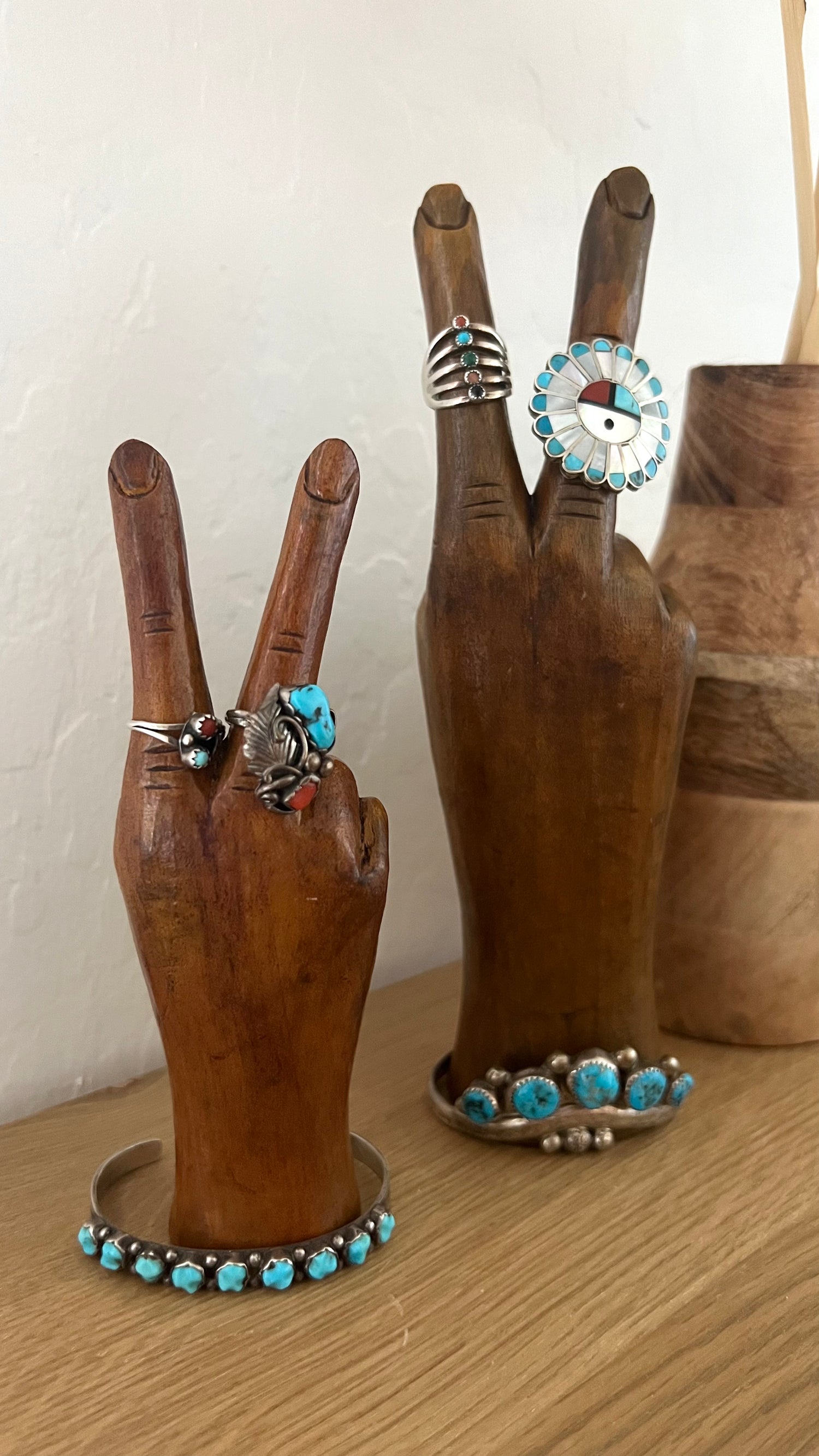 Peace Sign Hands Wooden Decor WylderTradingCo